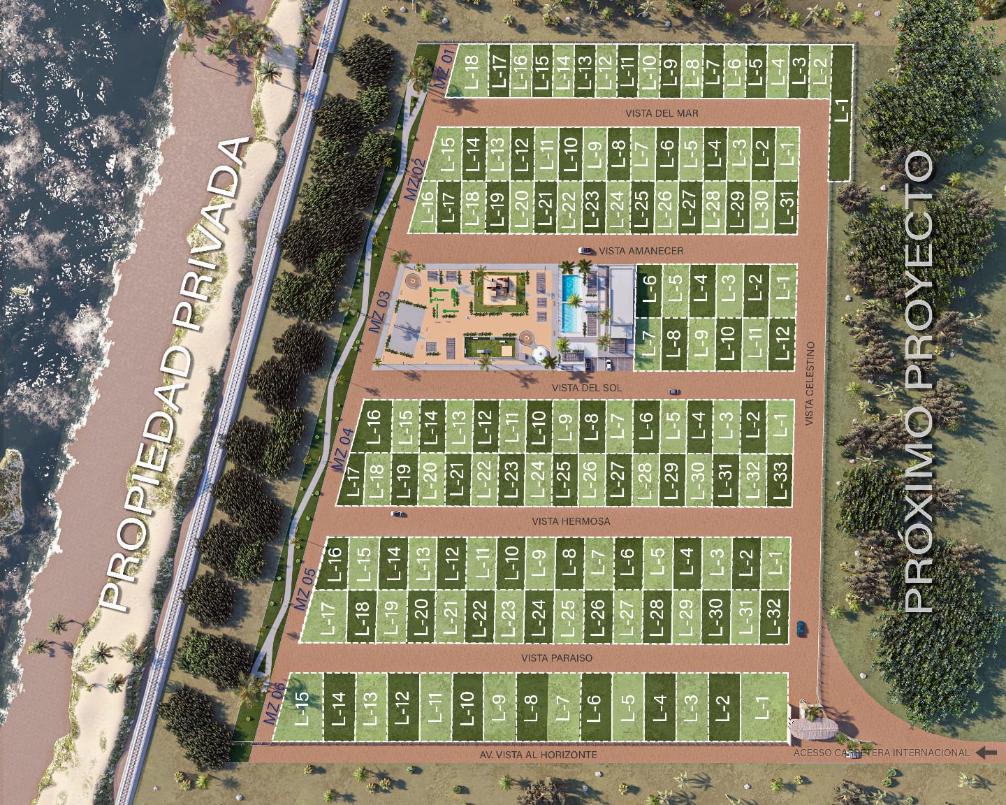 Plano de lotes